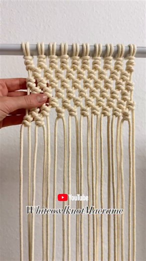MACRAME PATTERNS/TUTORIALS on Instagram: "A thinner version for the last tutorial using snake knots. Which version do you like better? Macrame tutorial • how to macrame"
