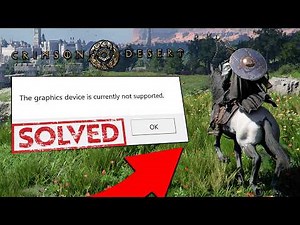 How to Fix Crimson Desert Graphics Device Not Supported Error (PC Fix 2026)