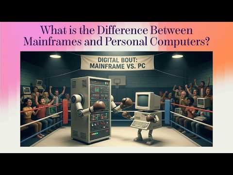 What is the difference between mainframes and personal computers?