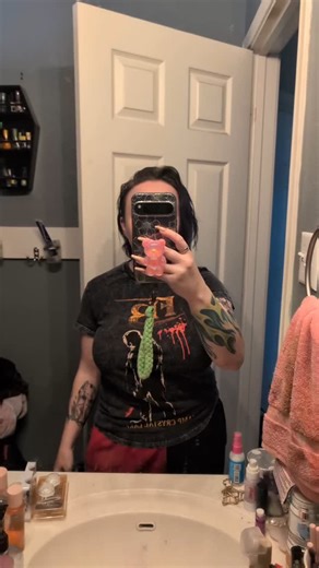 Abadon on Instagram: "Let's get ready to look like a vampire 🦇 #makeup #alternative #vampire #grwm"