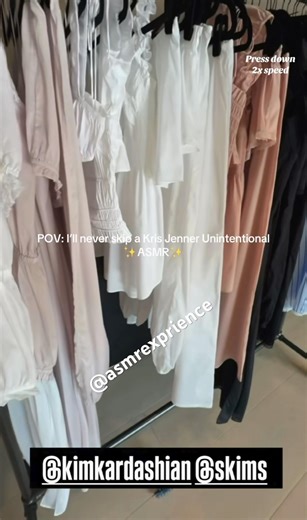 Kris Jenner unintentional ASMR💕 reviewing skims ✨😫￼ #asmrexperience #skims #fyp #krisjenner