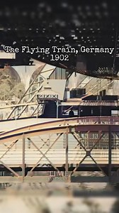 849K views · 14K reactions | All Aboard the Future: The 1902 Germany's Flying Train Takes Flight  | Amazing Time Capsule | Facebook