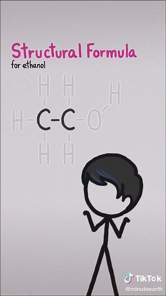 Structural Formulas can have slightly different forms. Not great, not terrible. #molecules #chemistry #learnontiktok #tiktokpartner
