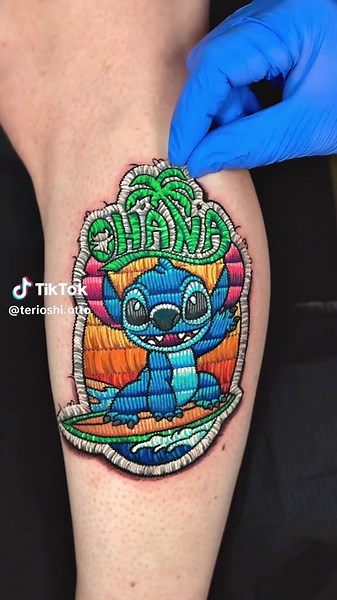 Explore Unique Patch Tattoos Inspired by Stitch