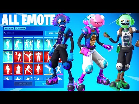 GUMBO Skin Showcase with All Fortnite Dances & Emotes!