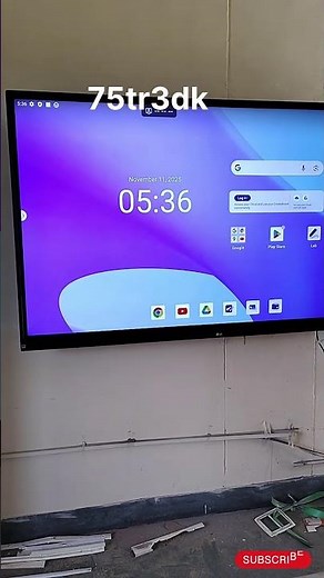 interactive panel lg 75 inches install