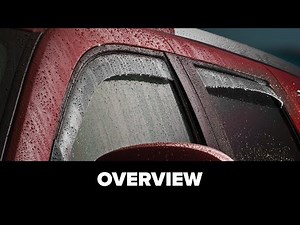 WeatherTech Side Window Deflector: One Minute Overview