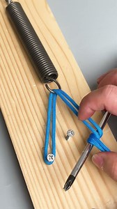 Genius Hack! Install Strong Springs #knot #rope #knotting #knottutorial #reels #diy #usa | Knot Rope