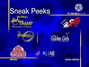 Sneak Peeks Menu to Drawn Together: The Complete 1st Season 2005 DVD (WDHE/Universal version)