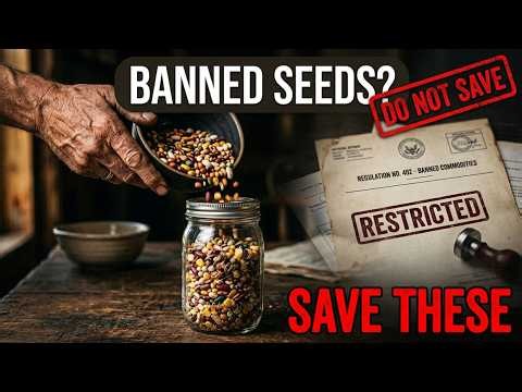 9 Seeds The Government Is Quietly Making Illegal to Save (Stockpile Them While You Can