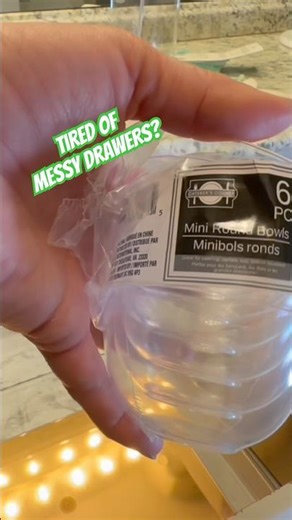 How to Organize bathroom drawers with Dollar Tree containers #dollartreeorganization ​ #tinybath