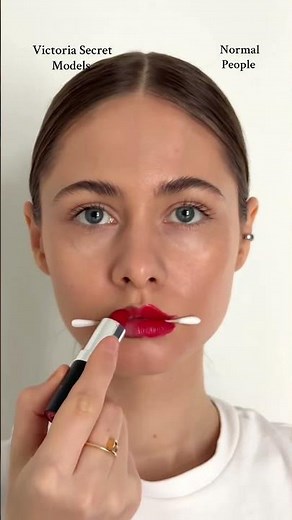 Red Lip Makeup Tutorial for Beginners in 2025💋#lipmakeup #makeupforbeginners #makeuptok #makeuphacks