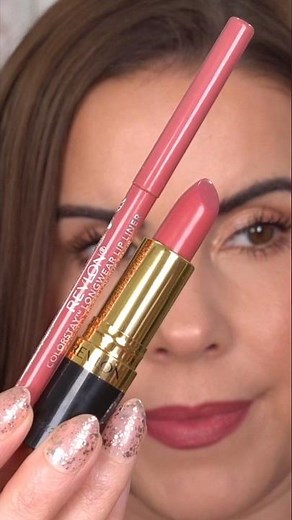 "805 Candied Rose" Revlon Super Lustrous Lipstick Combo