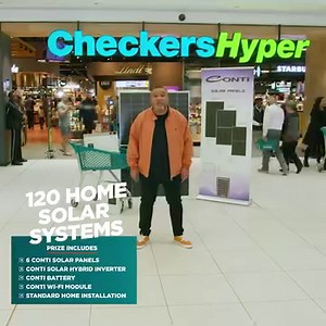 42K views · 346 reactions | SA's Biggest Solar Power Giveaway is here with 120 home solar power systems up for grabs, each worth over R100K! Here’s what each prize includes: - 6 Conti solar panels - Conti solar hybrid inverter - Conti battery - Conti Wi-Fi module - Standard home installation Simply buy any participating brand and swipe your Xtra Savings card to enter. Learn more: https://bit.ly/3ODSxVN. T&Cs apply. Competition closes 10 September 2023. | Checkers | Facebook