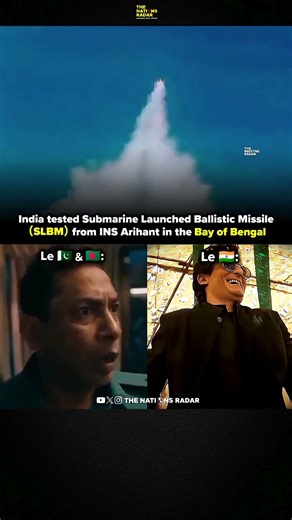 India successfully conducted the K4 Submarine-Launched Ballistic Missile(SLBM) test in Bay Of Bengal