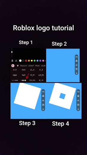 Roblox logo tutorial #robloxlogo