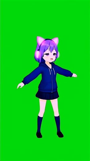 tutorial #chibi #reel #greenscreen #edit