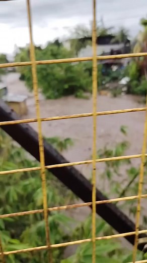 HOUSE SWEPT AWAY A residential structure in #Bacolod City was washed out by strong flood currents on Tuesday amid the heavy rains brought by #VerbenaPH A video taken by a concerned resident shows the house being carried away by rushing waters from Purok Consuelo, Brgy. Villamonte. Authorities confirmed that no one was inside the house when it was swept away. | Fraye Anona, video courtesy of Kenneth Raguro #dailytribune25 | Daily Tribune