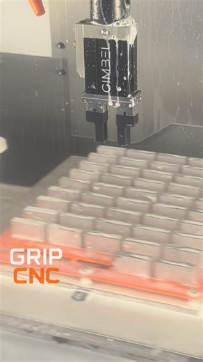 Matt Blackwell on Instagram: "This is the first production gcode generated by GRIP CNC. It a complex handwritten macro set to control this spindle gripper automation routine. The previous macro set took days of coding and many iterations before it was stable. The motion from this video was programmed in 10 minutes using GRIP CNC’s automation wizard. GRIP CNC is currently in beta testing. But the site is live and can be accessed by creating a preview account. -link in bio Go check it out! #cnc #g