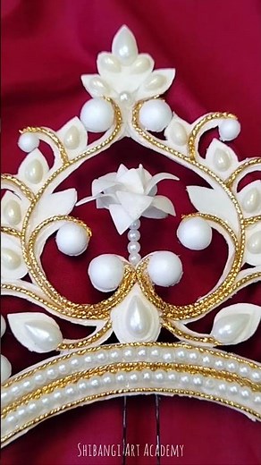 Original Sola Patashi | Bengali Bridal Mukut Pure Sola Patashi