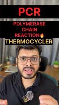 PCR Explained in 90 Seconds 🧬 | Polymerase Chain Reaction Easy Trick #biophylum