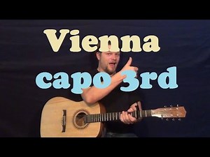 Vienna (Billy Joel) Guitar Lesson Chord Strum How to Play Vienna Tutorial