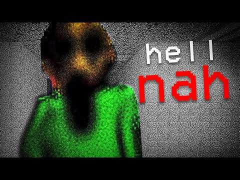 the scariest baldi horror mod. not even joking 💔