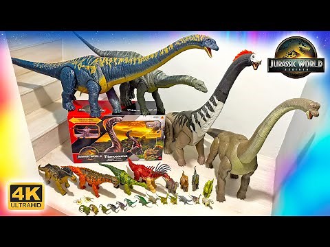 Super Colossal Titanosaurus Unboxing & Jurassic World Rebirth Sauropod Collection Showcase!