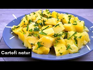 Cartofi natur (de dulce sau de post) - o garnitură perfectă langă orice tip de carne