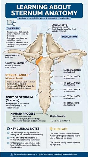 Human Sternum.