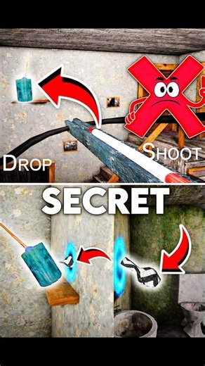 Don't Shoot It! Do This Secret Trick in Granny!💀🔥#granny #grannyglitches #grannygame #granny1