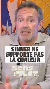 🔥 Sinner can't handle the heat #sinner #tennis #tennisfrance #paris
