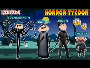 Shinchan became granny 😂 | shinchan and his friends playing horror tycoon in roblox 😱🔥 | horror game