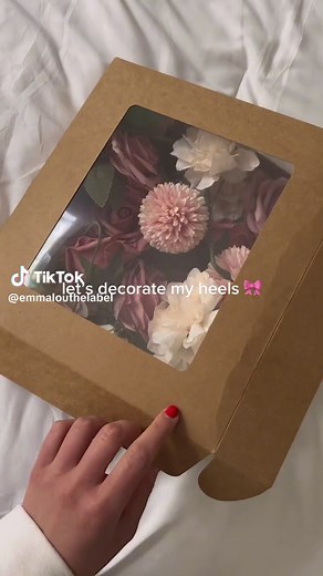 flower heels for our next content shoot 💐 #EmmaLouthelabel #diy #flowerheels #fyp #flowers