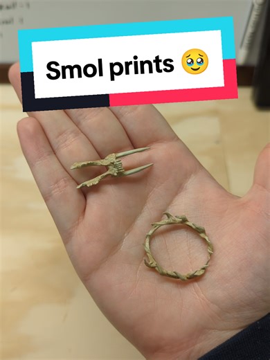 Check out this itty bitty gauntlet and crown someone requested! That crown is by far the most fragile thing we've ever made and worked on. Painting it was definitely nerve wracking, but they're both so adorable 🥹 If you're interested in commissioning us email thecraftcrypttcc@gmail.com Check out Etsy/Patreon and our linktree in description. #3dprinting #mini #fyp #handmade #costume