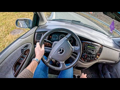 2002 Mazda MPV 348 000 km (2.0 122 hp) | POV Test Drive #2295 Joe Black