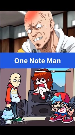 One Punch Man in FNF Mod - Anime vs game #fnf #saitama #onepunchman