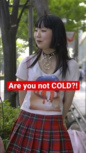 Why is her skirt so short? #japanesegirls #japaneseculture