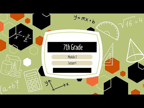 7th Grade Module 3 Lesson 1 (Eureka Math Squared)