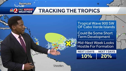 NHC monitoring tropical wave in the Atlantic