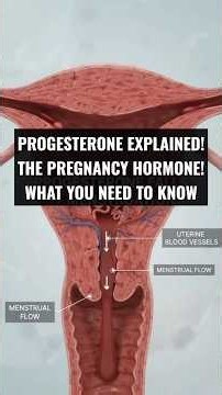 FEMALE PROGESTERONE EXPLAINED in 1:21 Mins | What HAPPENS Inside | 3D Anatomy #viral #shorts #facts