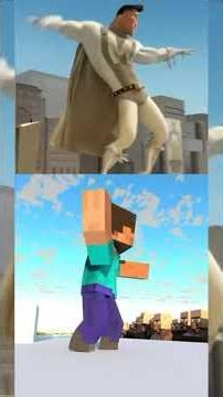 Hilarious Herobrine And Metromen Arm Swing Dance 🥴 #minecraftindonesia #shorts