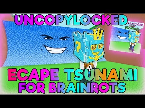 Escape Tsunami For Brainrots Uncopylocked | Tsunami Brainrot Uncopylocked | Roblox Studio