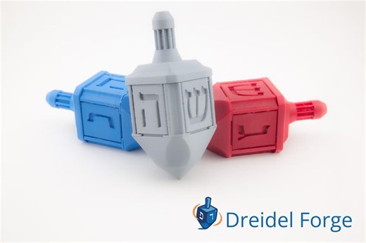 Dreidel Forge Customizable Assemble Yourself Dreidel Kit - Single Color Shin - Etsy