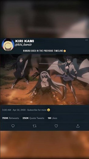 Rimuru’s fate in the doomed timeline😭🔥| That time i got reincarnated as a slime season 4 |