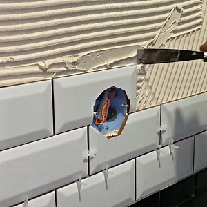 1.6M views · 6.8K reactions | Installing Subway Tile In A Toilet | DIY & Crafts | Facebook