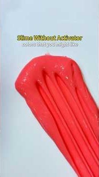 Recipe for slime without an activator