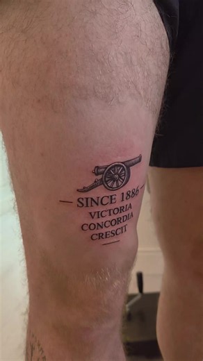 Arsenal tattoo ideas: recent Arsenal FC tattoo inspiration