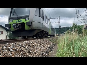 TRAINS IN SLOMO - BLS 535 Lötschberger