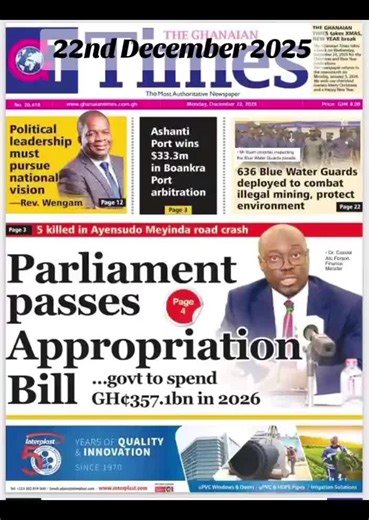 Ghana Newspaper Headlines: Latest News Update